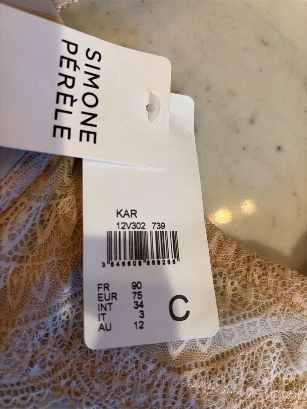 Simone Perele Blush Lace Underwire Bra - Picture 4 of 4